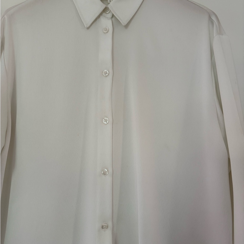 ba&sh White Button-Up Blouse - Picture 3 of 4